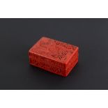Red lacquer box