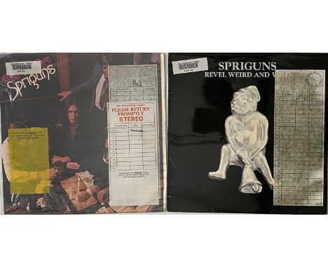 SPRIGUNS - LP PACK. A fine selection of 2 LPs by Folk group Spriguns. Titles include Revel Weird And Wild (SKL 5262, UK 1976 