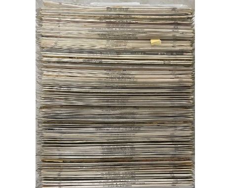 CBS - LP COLLECTION. 2 boxes containing approx 180 x LPs. Artists include Bruce Springsteen, Santana, Johnny Nash, Harold Mel