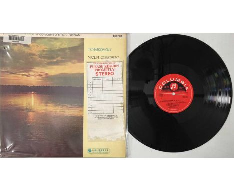 LEONID KOGAN - TCHAIKOVSKY: CONCERTO IN D MAJOR / MEDITATION IN D MINOR LP (SECOND UK SECOND PRESSING - COLUMBIA SAX 2323). C