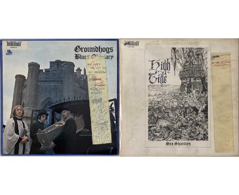 HIGH TIDE/GROUNDHOGS - ORIGINAL UK LIBERTY LPs. Pack of 2 x original blue label Liberty LPs. Titles are High Tide - Sea Shant