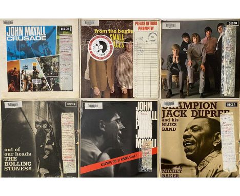 DECCA RECORDS - 60s ROCK/FOLK-ROCK/BLUES ROCK LPs. Collection of 10 x original title LPs on Decca. To include Them - The Angr