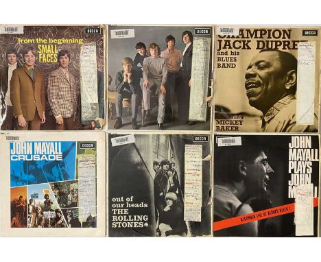 DECCA RECORDS - 60s ROCK/FOLK-ROCK/BLUES ROCK LPs. Another collection of 10 x original title LPs on Decca. To include Them - 