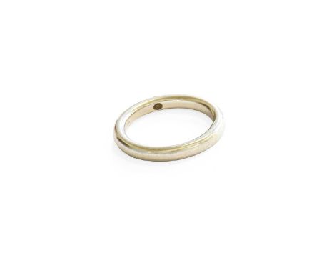 A Platinum Diamond Solitaire Ring, finger size PGross weight 8.0 grams.