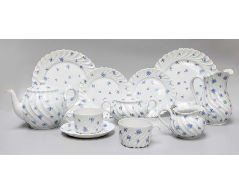 Various Tea and Dinnerwares Including: a 20th century Haviland Limoges floral printed tea service, a Derby part tea service, 