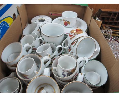 Royal Worcester 'Evesham' Oven to Table Pottery, of approximately eight three pieces.