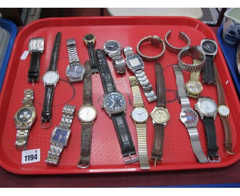 Watches - Battery, including Avia, ford, Dunlop, Ingersol, Lorus. (19)