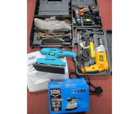 Moss &amp; Macallister Sanders. JCB and Challange drills, other tools, untested sold for parts only.