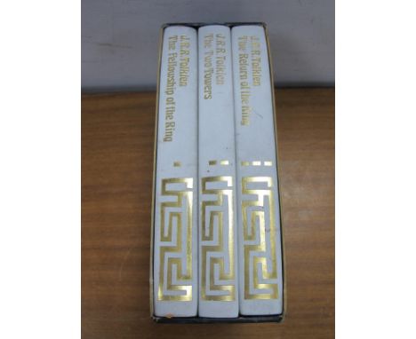 Tolkien [J.R.R.]: The Two Towers, The Fellowship of the Ring and The Return of the King, Folio Society 1977, three book set, 
