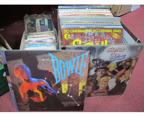 Records - LPs and singles, including Roman Holiday picture discs, Blondie, Showaddywaddy, Traffic, Slade, Madonna, Toy Dolls,