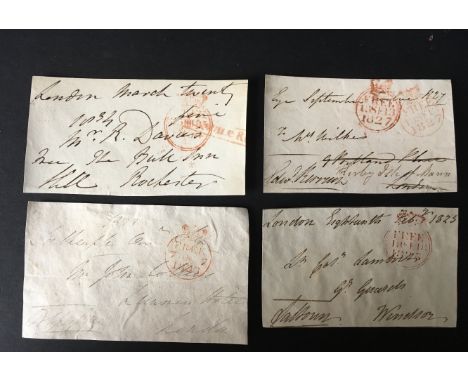 Battle of Waterloo Selection of 12 x envelope fronts and pieces signed by Army Officers and Officials involved in the victory