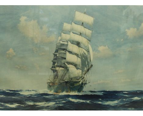 AFTER J STEVEN DEWS "Yachts", a signed limited edition print No'd, 433/600 and signed lower right 