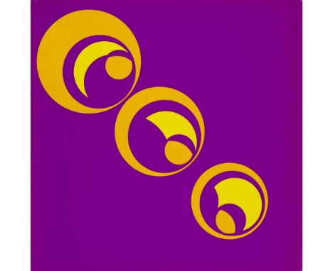 Konstruktivismus - - Paolo Scheggi.  (1940 Florenz - 1971 Rom). Intersuperficie. Portfolio mit 6 Arbeiten. 1968. Je Farbserig