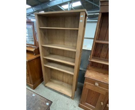PINE BOOK SHELF 71" HIGH BY 35" WIDE