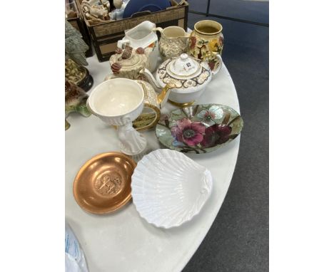 WOODS VASE, PARAGON TEAPOT ECT. APPROX 10 ITEMS