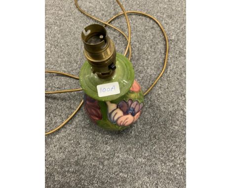 SMALL MOORECROFT TABLE LAMP