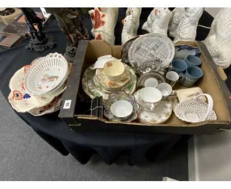 QTY OF VICTORIAN &amp; LATER CHINA WARE WORCESTER ROYAL CAULDON, MINTON, ECT