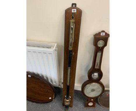 MARINE STICK BAROMETER BY PHILLIP HARRIS BIRMINGHAM  45" HIGH