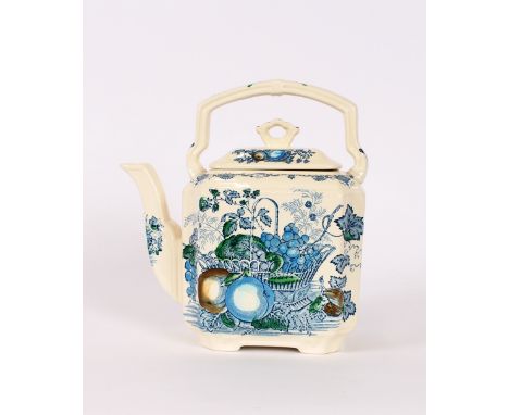 A Masons ironstone "Fruit Basket" pattern teapot