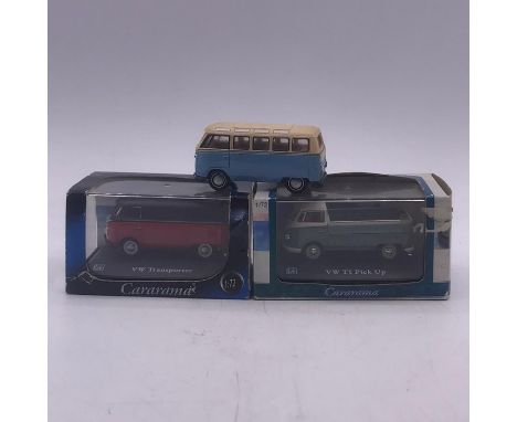 Three 1/72 scale Diecast models campervans 