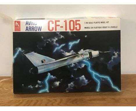 A boxed sealed Hobby Craft Avro Arrow CF-105 model kit HC1651