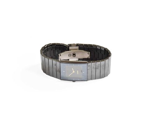 A Rado High Tech Ceramic Wristwatch, with Rado instruction booklet