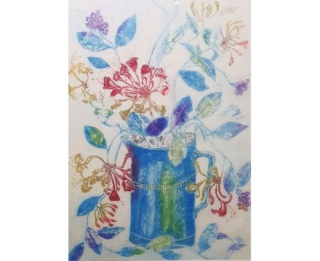 Jenny DeVeureux (b.1945)Limited edition printHoneysuckle, 81/250, signed and titled in pencil in margin, 39cm x 27cmSilkscree