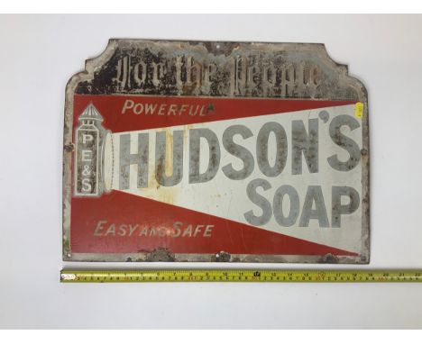Enamel Sign - Hudson’s Soap 