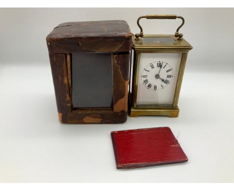Brass French Carriage Clock 