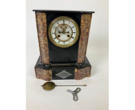 Slate Mantel Clock 