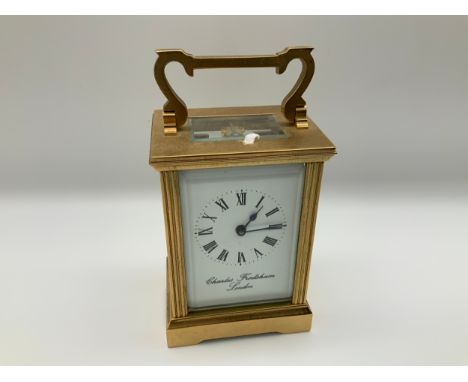 Brass Carriage Clock - Charles Frodsham, London 