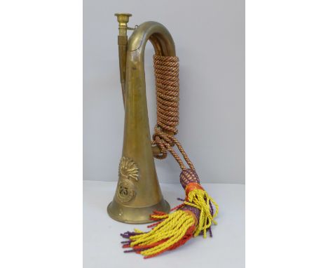 A military bugle, Royal Welsh Fusiliers 