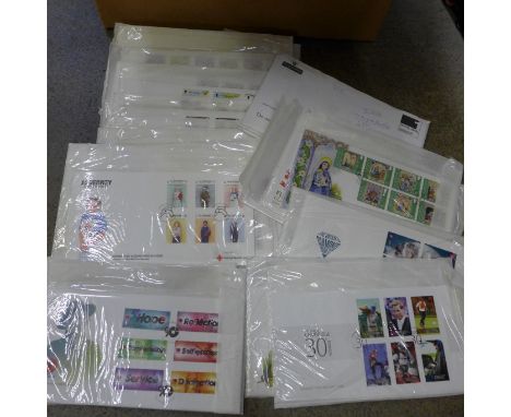 1990's-2012 first day covers from Guernsey, Alderney and GB, most in original envelopes from Philatelic Bureau with invoices 