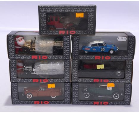 Rio, a boxed 1:43 scale group, to include SL011 Special Edition Christmas 94 Gold Lorry Natale, SL031 Citroen ID19 Saloon Eas