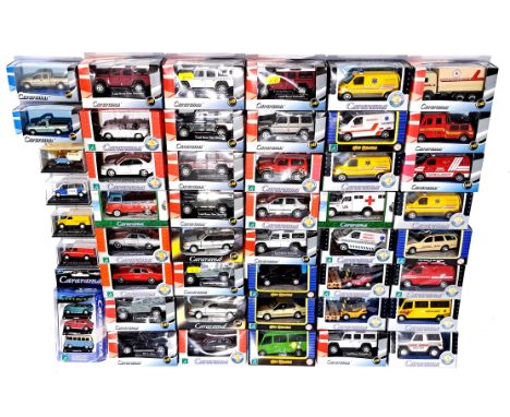 Cararama, a boxed mostly 1:43 scale mixed vehicle group. Conditions generally appear to be Good Plus to Excellent in Fair to 