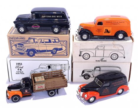 ERTL &amp; First Gear, a boxed 1:25 &amp; 1/34 scale group. Although unchecked for completeness, conditions generally appear 