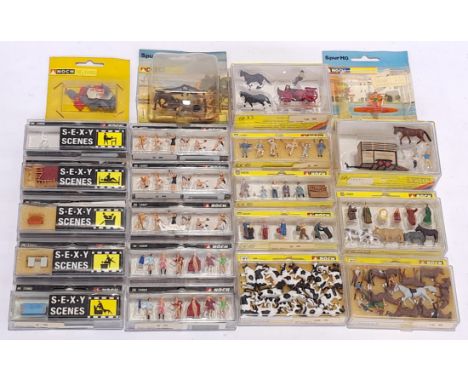 Noch HO scale figures, animals &amp; accessory sets. Although unchecked for completeness, conditions generally appear to be G