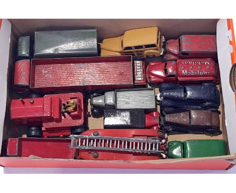 Dinky a mixed unboxed group of Vintage&nbsp; play worn vehicles. Conditions generally appear Fair to Good Plus.&nbsp;