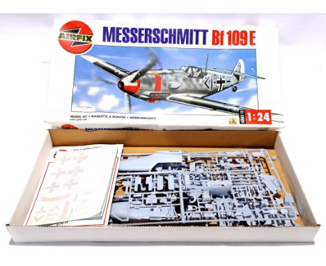 Airfix 12002 1:24 scale Series 12 Messerschmitt Bf 109 E unmade plastic model kit. Condition generally appears to be Good to 