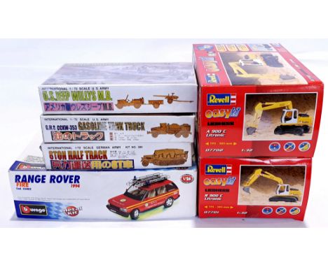 Revell, Bburago, Science Treasury, a boxed unmade mixed vehicle plastic &amp; metal model kits group. Although unchecked for 