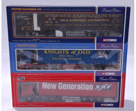 Corgi, a boxed 1:50 scale truck group. Although unchecked for completeness, conditions generally appear to be Excellent in Ex