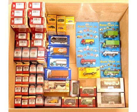 Corgi, Lledo, Base Toys &amp; similar, a boxed 1:76 scale group, comprising of mostly Trackside and others. Although unchecke