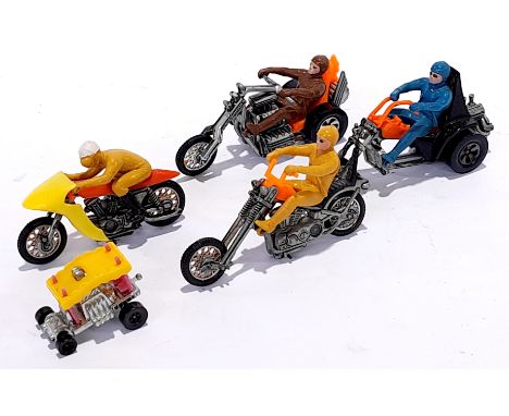 Mattel Hot Wheels RRRumblers plus Hot Wheels Fun Buggy. Although unchecked for completeness, conditions generally appear to b