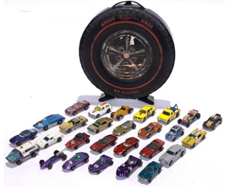 Mattel Hot Wheels, a vintage unboxed from late 60's &amp; 70's, to include Red Line models and others. Also includes plastic 