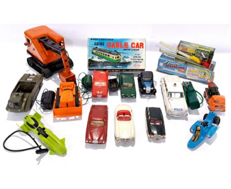 Kenner, Marx, Cosmo &amp; similar vintage Plastic &amp; Tin Plate vehicles and others, to include battery operated RC vehicle