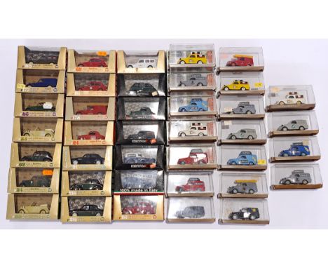 Brumm, a mostly boxed 1:43 group of cars. Although unchecked for completeness, conditions generally appear to be Good to Good