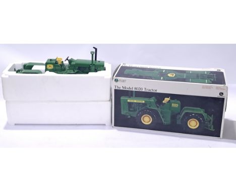 Precision Classics John Deere the Model 8020 Tractor Ertl model in 1/16th scale No.15365. Conditions appears generally Near M