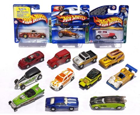 Mattel Hot Wheels, a carded &amp; loose modern Treasure Hunt group, to include 2001, 2002, 2003 &amp; other Treausure Hunt mo