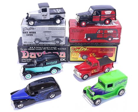 Liberty Classics Daytona Bike Week, a boxed and unboxed 1:25 scale group. Although unchecked for completeness, conditions gen