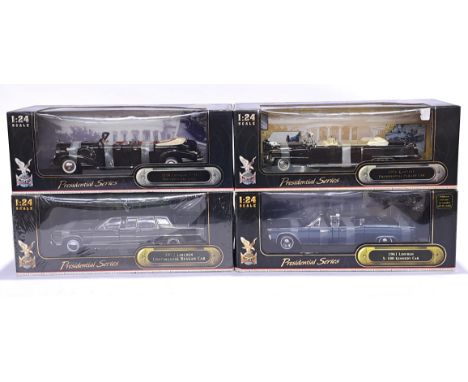 Road Signature (Yat Ming) Presidential Series, a 1:24 scale boxed group. Although unchecked for completeness, conditions gene